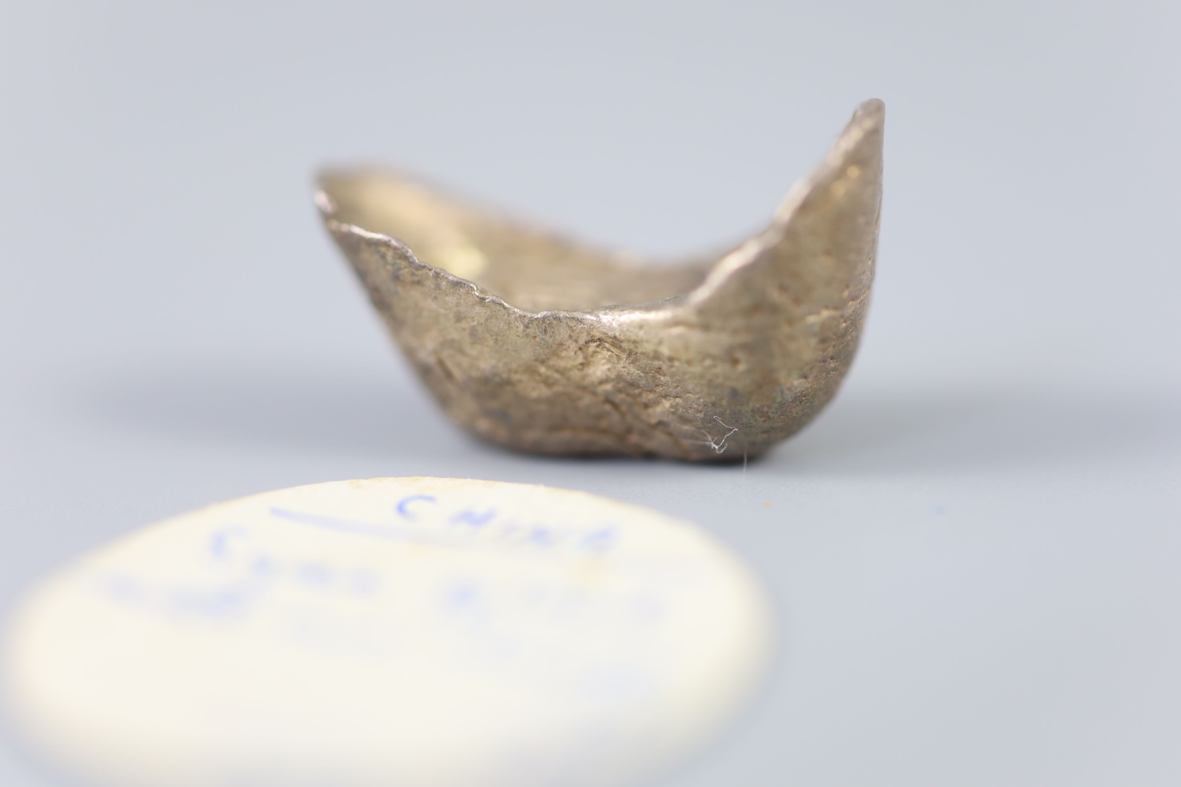 China Empire or Republic period, AR 1 Tael, 36.2g, half tael, 19.2g and quarter tael, 10.8g, all cast silver sycee,